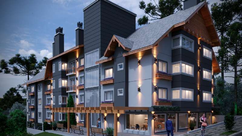 AP 1 DORM. 1D no bairro Centro em Gramado