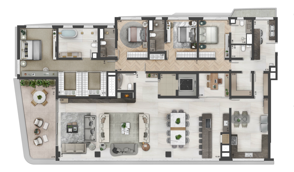 Apartamento, Rua Farnese, 70