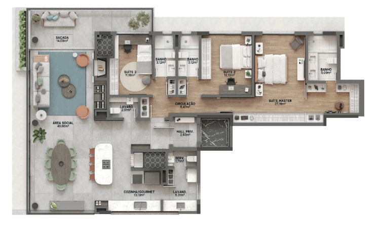 Apartamento, Rua Cel Bordini, 1644