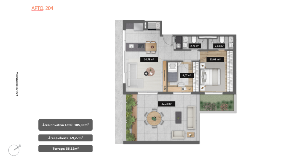 Duplex, Av Francisco Petuco, 288