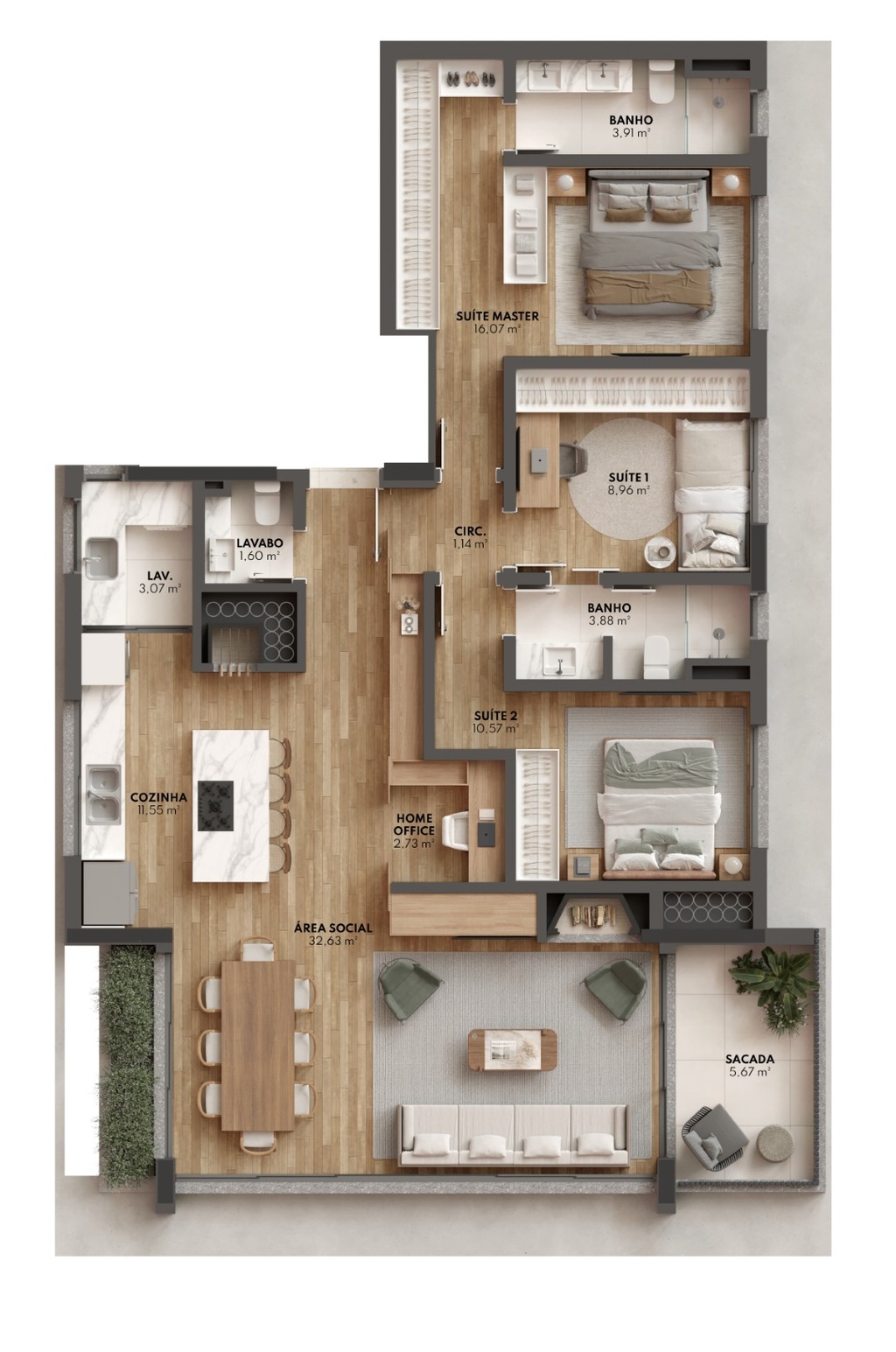 APARTAMENTO 3D no bairro Higienópolis em Porto Alegre
