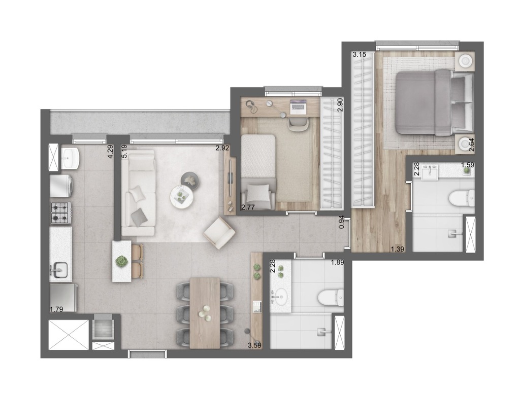 APARTAMENTO 2D no bairro Higienópolis em Porto Alegre