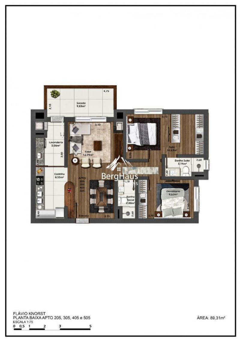 APARTAMENTO MIRANTE DA COLINA -  CENTRO