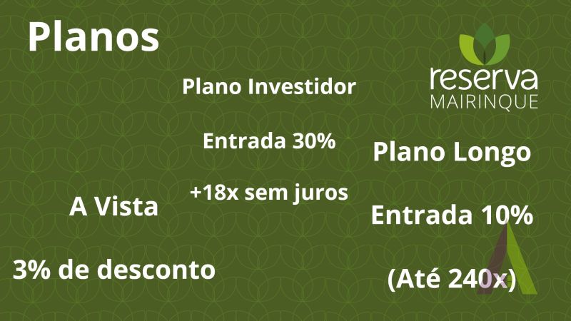 Lotes em Bairro Residencial de Mairinque!