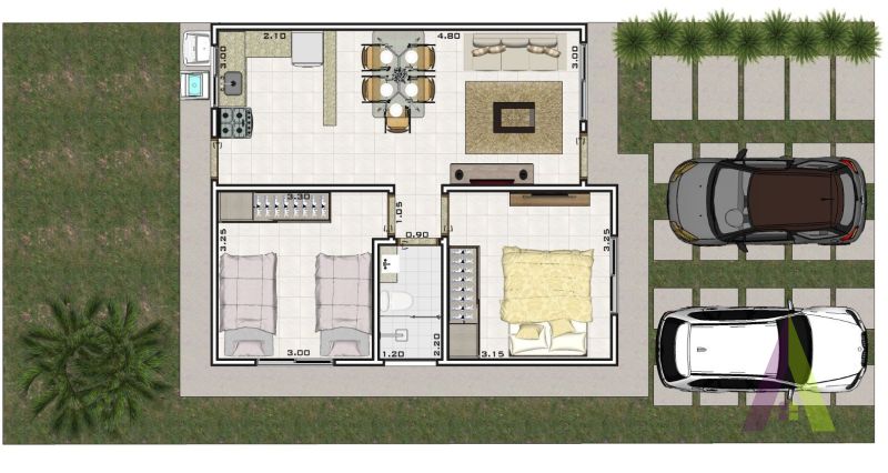 Casa Térrea em Condomínio Fechado de Marinque!