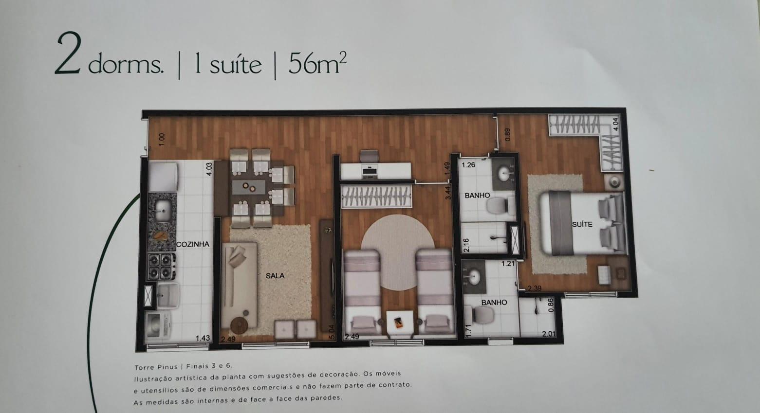 Apartamento em Cond Terra Brasilis - Jardim Carambeí, SÃO ROQUE - Apartamento em condominio club com vista para a piscina em São Roque!