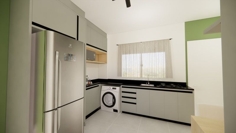 Apto 1 quarto  no bairro GETHAL em LAGES