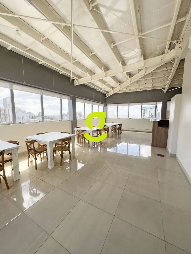 Sala 38m no Auxiliadora com Vaga em Prdio Modern...