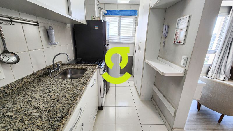 timo apto mobiliado, andar alto, churrasqueira, a...
