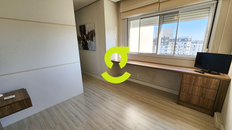 timo apto mobiliado, andar alto, churrasqueira, a...