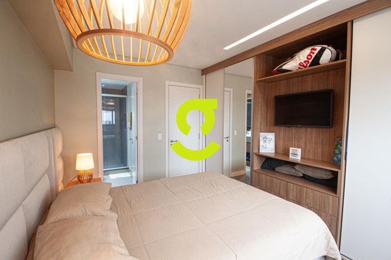 Excelente apto, MOBILIADO e DECORADO, andar alto, ...