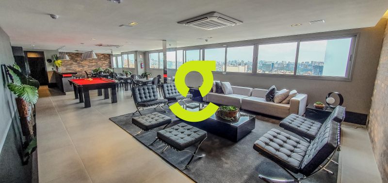 LOFT MOBILIADO, ANDAR ALTO, UMA VAGA! INFRA COMPLE...