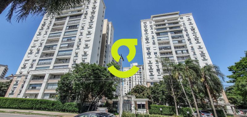 Excelente apto semi mobiliado, anda alto, 106m, la...