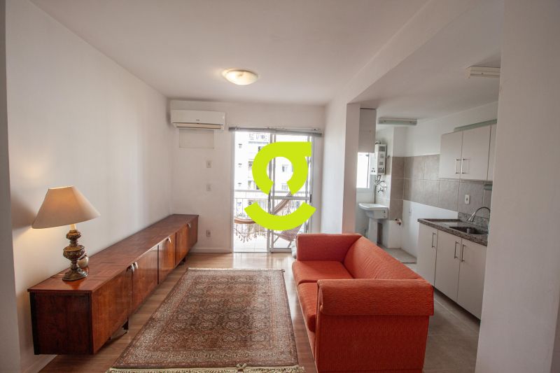 timo apto semi mobiliado, ar condicionado, sacada...