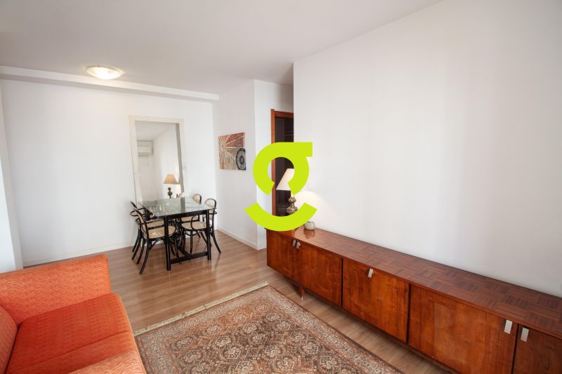 timo apto semi mobiliado, ar condicionado, sacada...