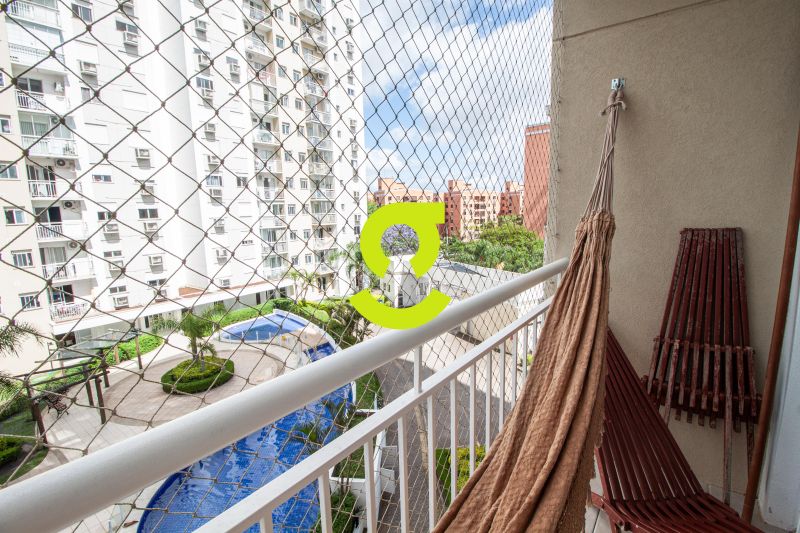 timo apto semi mobiliado, ar condicionado, sacada...