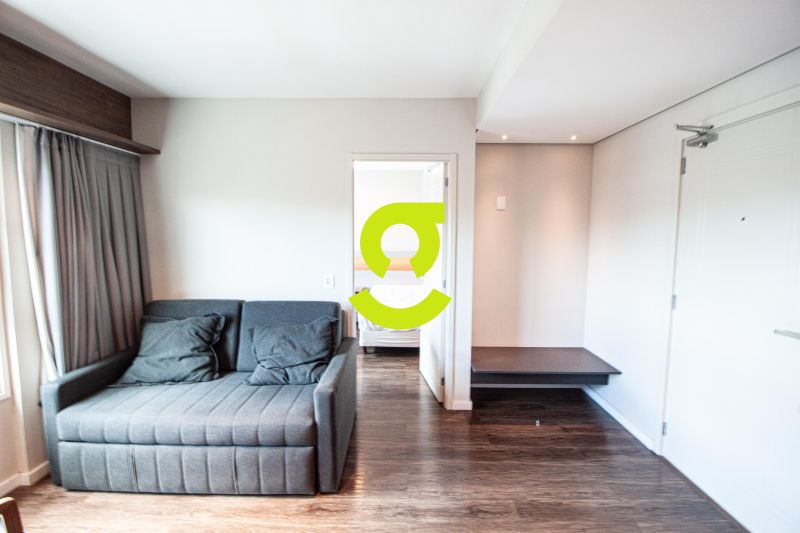 timo apto MOBILIADO, andar alto, ar condicionado,...