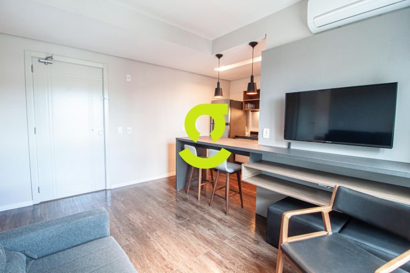 timo apto MOBILIADO, andar alto, ar condicionado,...