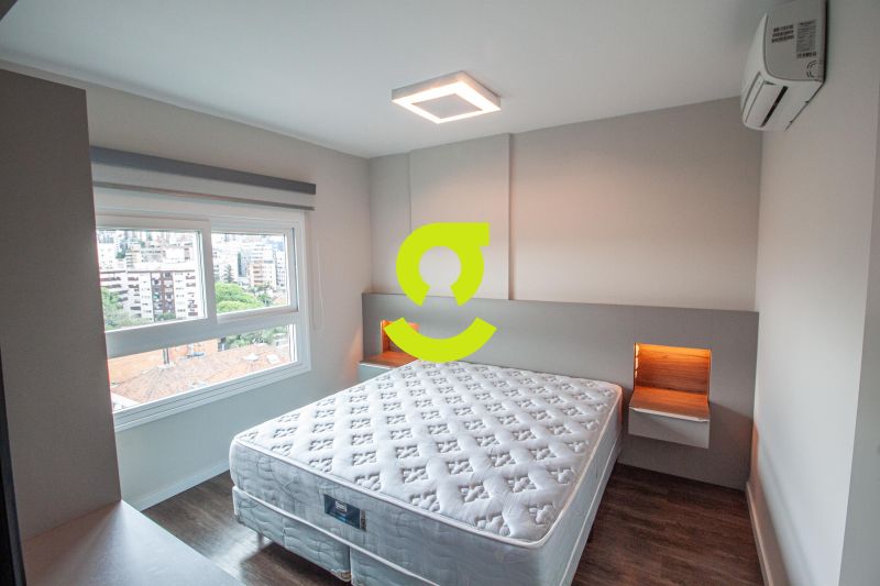 timo apto MOBILIADO, andar alto, ar condicionado,...