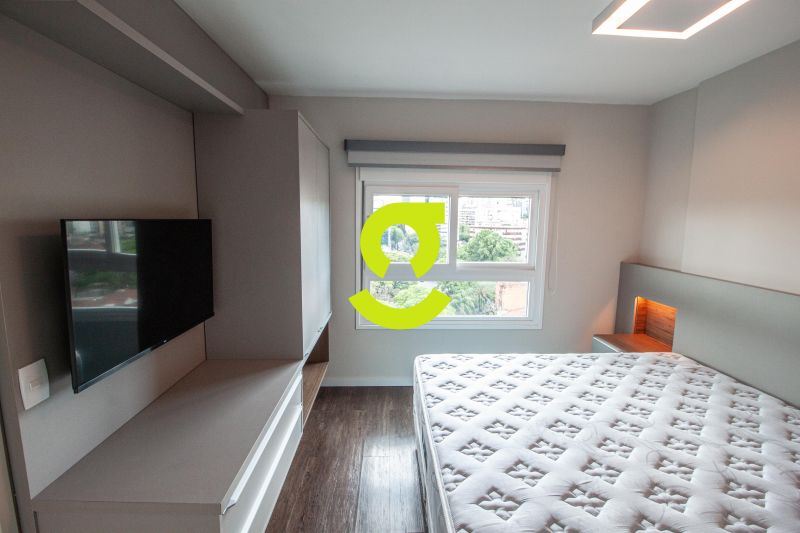 timo apto MOBILIADO, andar alto, ar condicionado,...