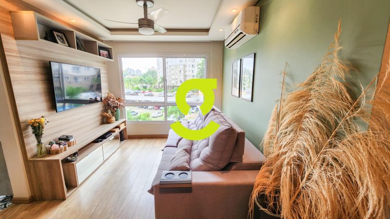 timo apartamento semi mobiliado, 64m priv, churra...