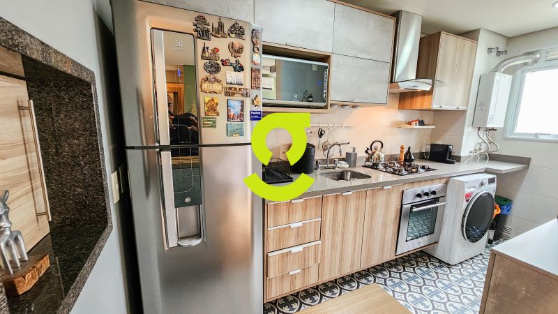 timo apartamento semi mobiliado, 64m priv, churra...