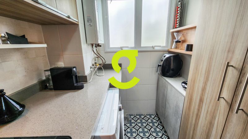 timo apartamento semi mobiliado, 64m priv, churra...