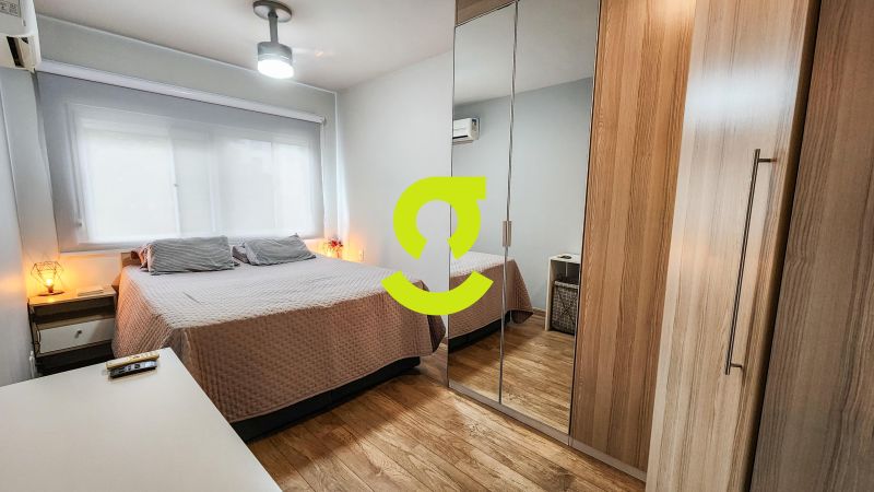 timo apartamento semi mobiliado, 64m priv, churra...