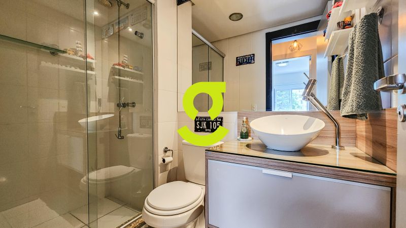 timo apartamento semi mobiliado, 64m priv, churra...