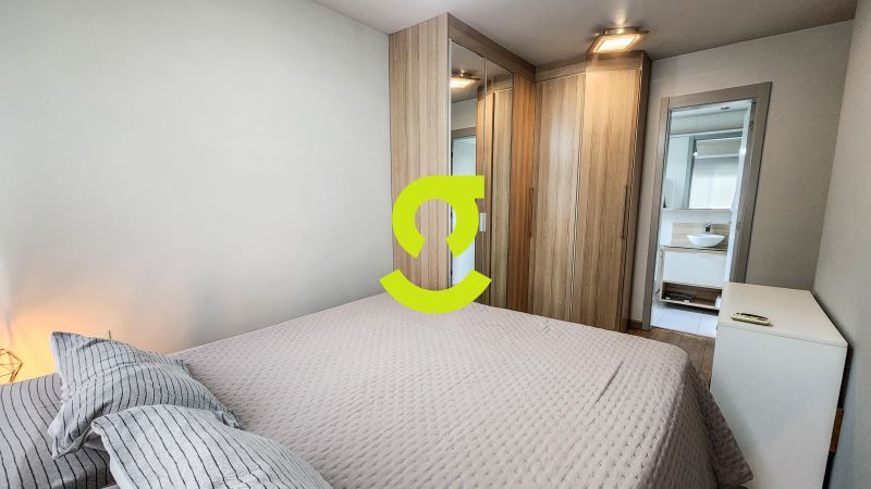 timo apartamento semi mobiliado, 64m priv, churra...