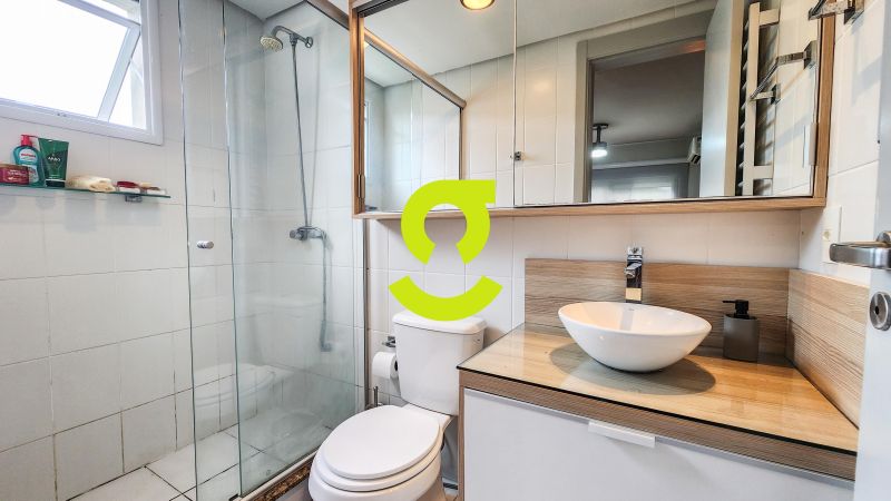 timo apartamento semi mobiliado, 64m priv, churra...