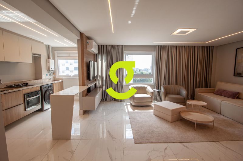 Apto FINAMENTE mobiliado, andar alto, ensolarado, ...