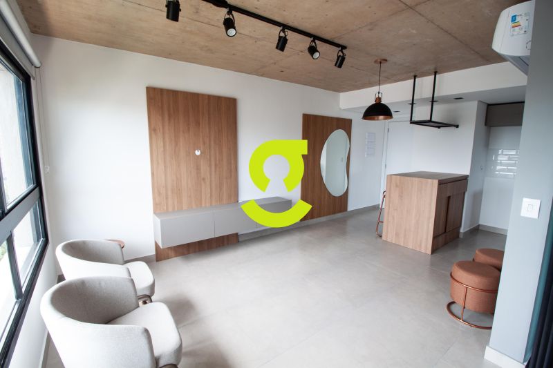 �timo apto NOVO, 45m priv, andar alto, semi mobili...