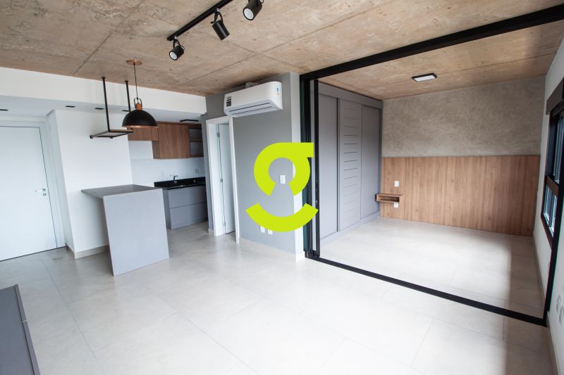 �timo apto NOVO, 45m priv, andar alto, semi mobili...