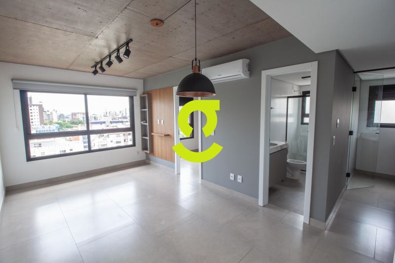 �timo apto NOVO, 45m priv, andar alto, semi mobili...