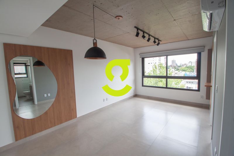 �timo apto NOVO, 45m priv, andar alto, semi mobili...