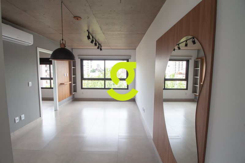 �timo apto NOVO, 45m priv, andar alto, semi mobili...