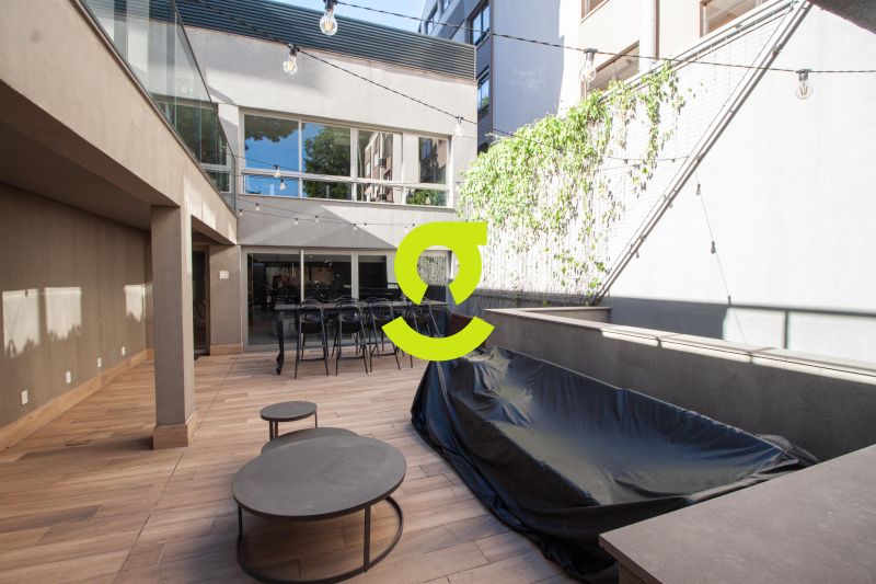 �timo loft MOBILIADO, com terra�o privativo, vaga ...