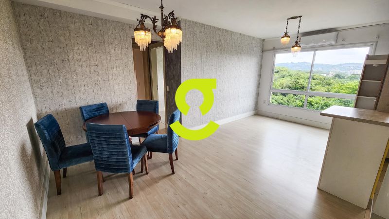 �timo apto, semi mobiliado, vista permanente, 67m ...