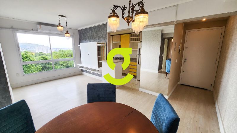 �timo apto, semi mobiliado, vista permanente, 67m ...