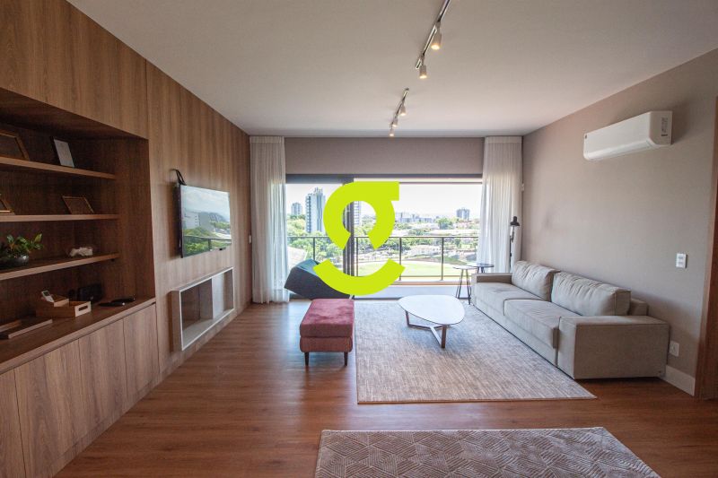 Espetacular apto MOBILIADO, 154m priv, sacada para...