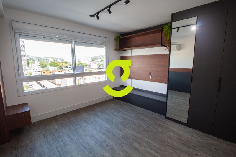 �timo loft semi mobiliado, andar alto, vaga e infr...