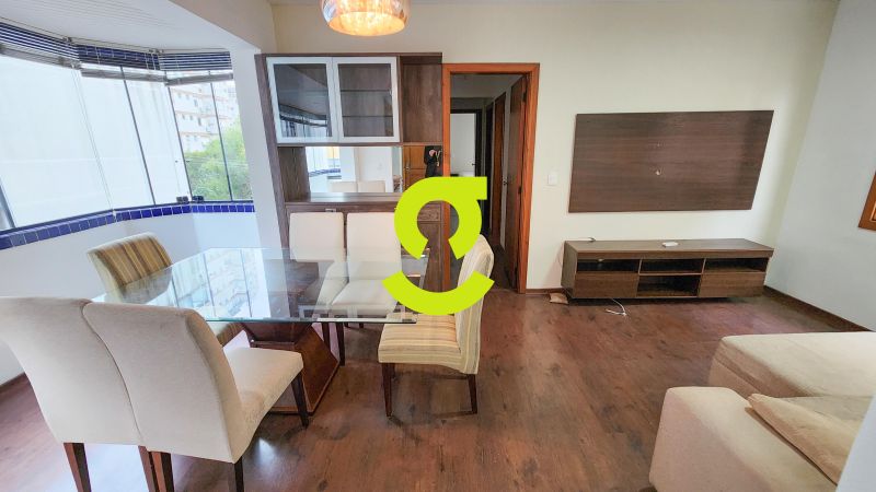 Apto MOBILIADO, 3 Dorm, ar em todo ambientes, saca...