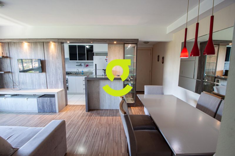 Excelente apto MOBILIADO, andar alto, 79m priv, 3 ...