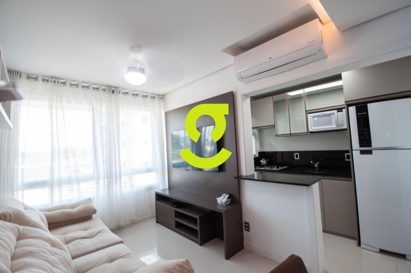 Apartamento 45m� Mobiliado com 1 Dormit�rio - Mode...