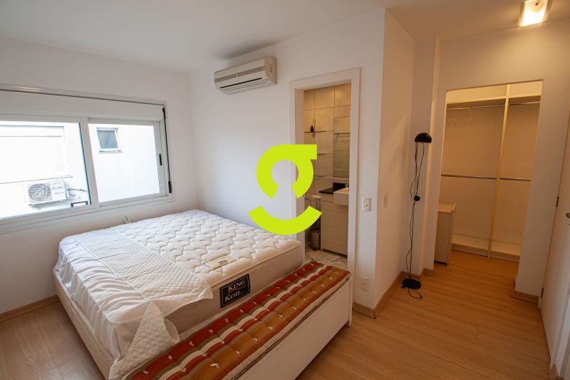 �timo apto duplex, MOBILIADO, p� direito duplo, la...