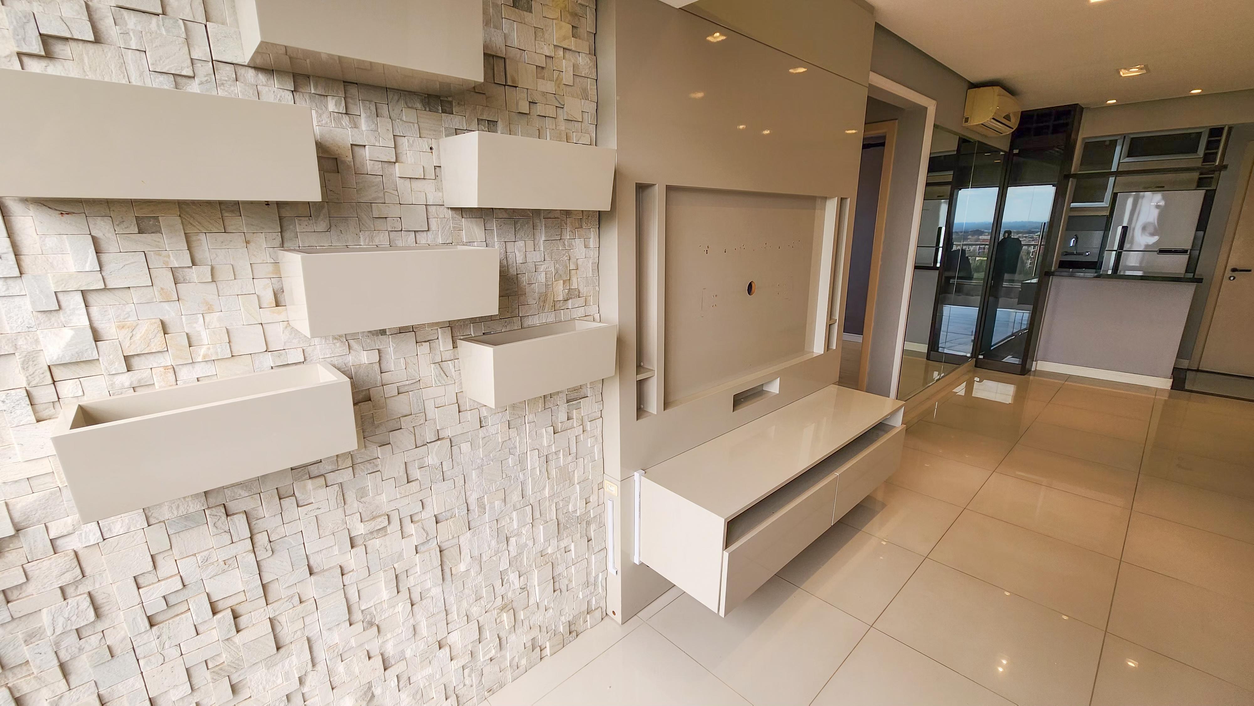 �timo apto, semi mobiliado, andar alto, ar condici...