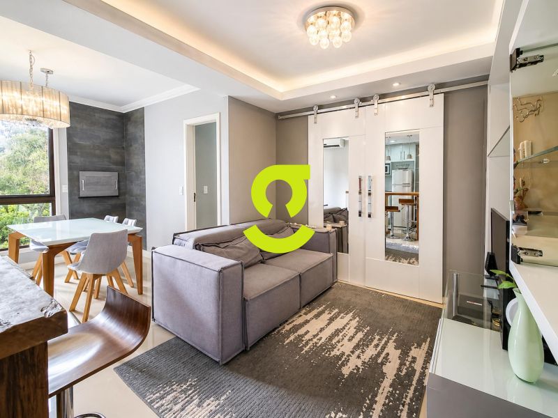 Apartamento 2 dormit�rios com su�te, churrasqueira...
