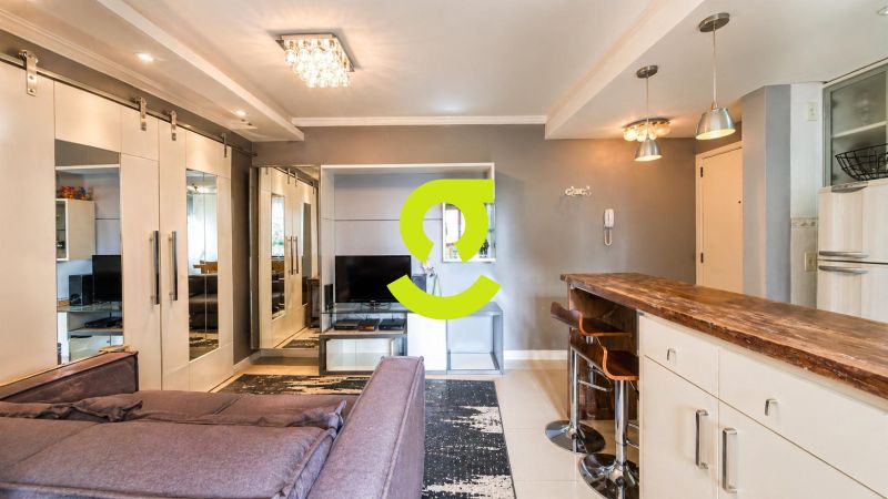 Apartamento 2 dormit�rios com su�te, churrasqueira...