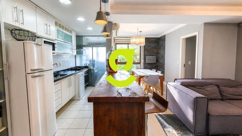 Apartamento 2 dormit�rios com su�te, churrasqueira...